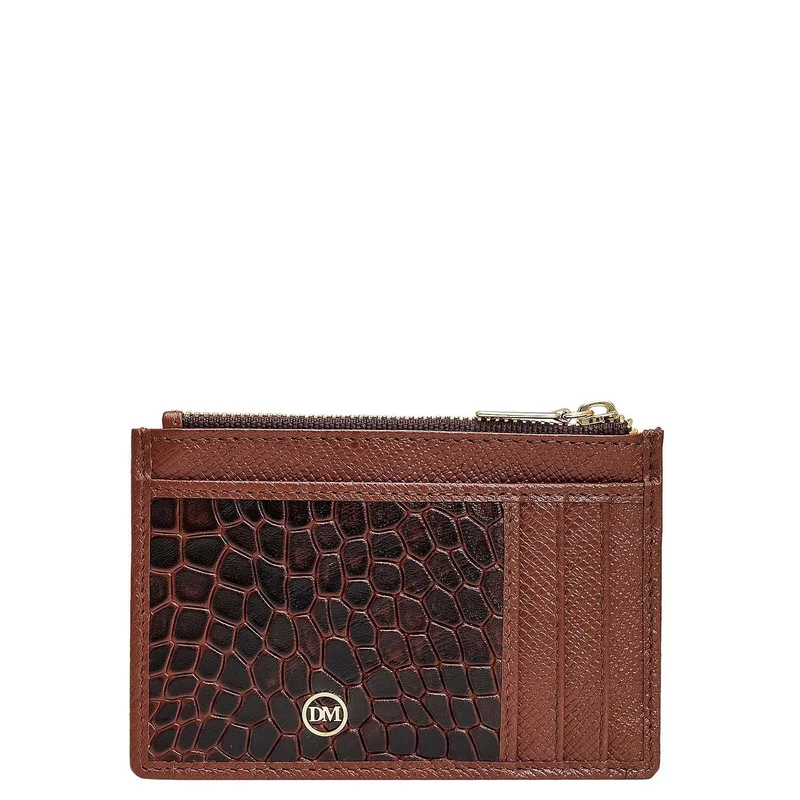 دا ميلانو 6 Slots Leather Card Case - Date